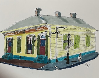 Archival print -9” x 6” - new orleans house