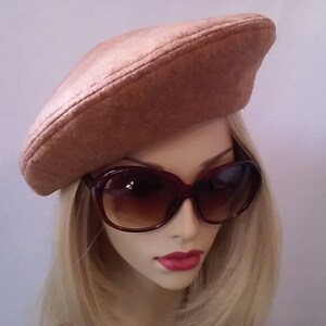 Beautiful Rust Brown Felt Beret