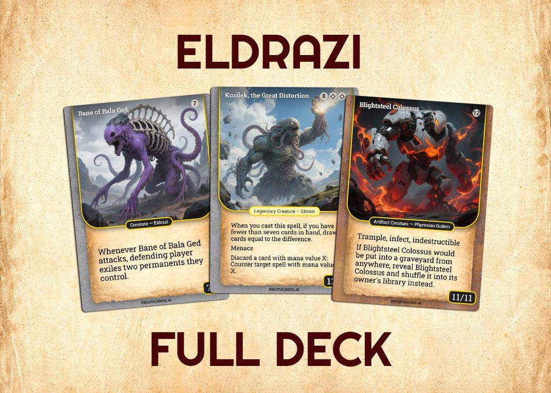 エルドラージ統率者デッキ - MTGプロキシカード - Etsy 日本