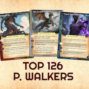 126 Unique Planeswalker MTG Proxy Cards