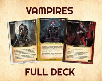1990s Vampire the Eternal Struggle Card Game, Deckmaster, Starter