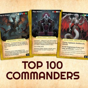 100x Commander Proxy-kort - MTG-ombud