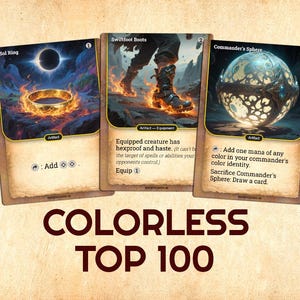 100 MTG Colorless Proxy Cards