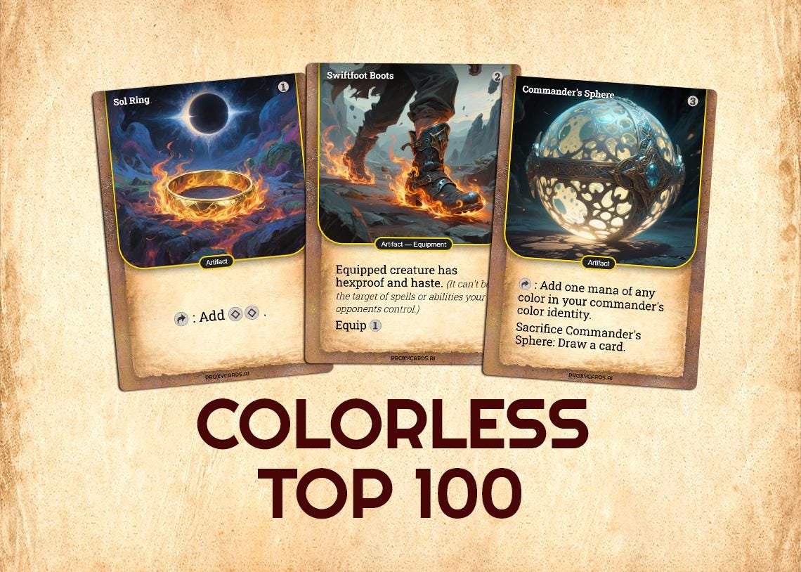 MTG無色プロキシカード100枚 - Etsy 日本