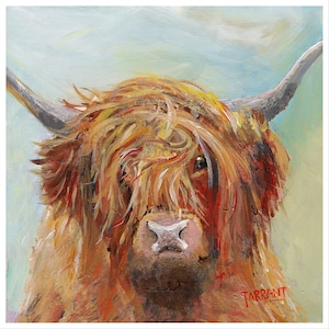 Cartes de voeux artistiques des Highlands écossais - Différentes cartes de correspondance vierges (paquet de 5) par l'artiste Peter Tarrant, inspiration écossaise. Animaux originaux !