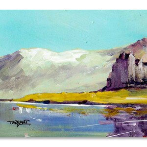 Wenskaarten landschapskunst 1 - Scottish Paintings - Gedrukt op een 100 gsm glanzende kunstkaart (4 stuks) door kunstenaar Peter Tarrant.