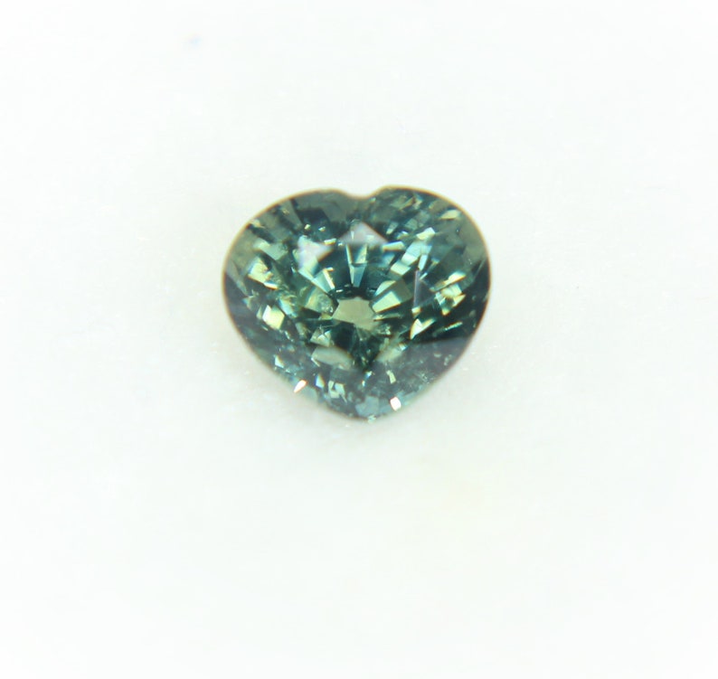 Natural Teal Heart Sapphire 1.30cts *Free Shipping* image 4