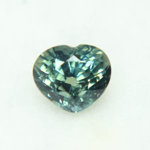 Natural Teal Heart Sapphire 1.30cts *Free Shipping* image 1
