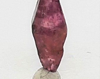 Genuine Ruby Corundum Crystal From India - 850 Grams - 3.5