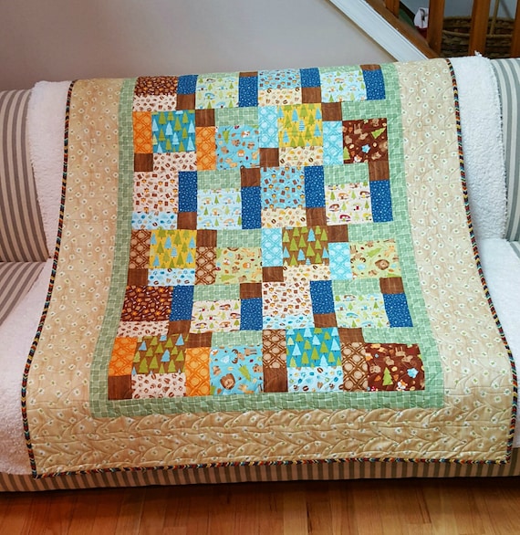 camping themed crib bedding