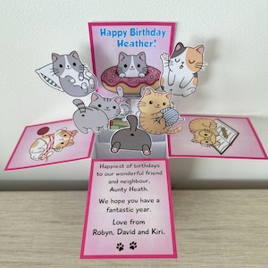 Cat card-in-a-Box