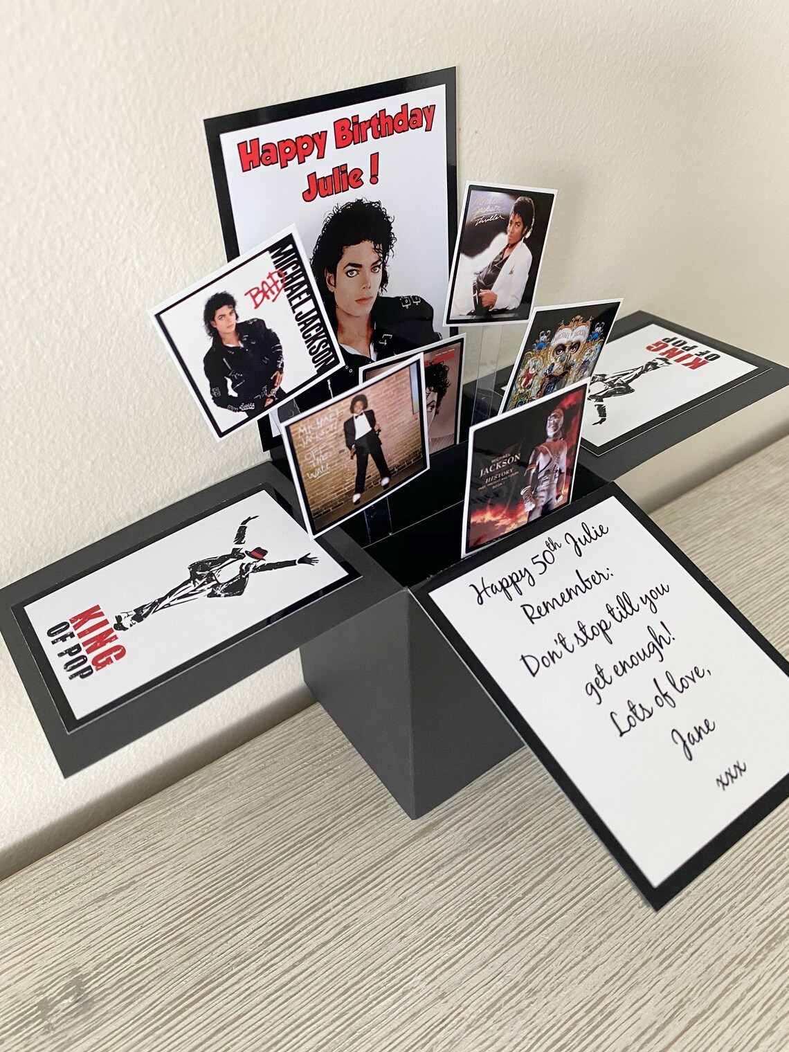 Michael Jackson CardinaBox Etsy