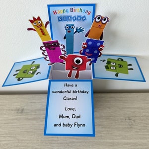 Number Blocks Card-in-a-Box