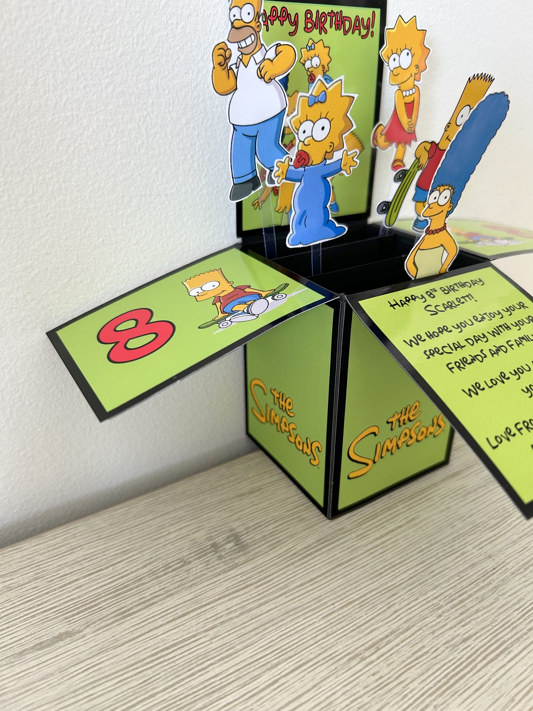 Simpsons Reference Card Simpsons Card-in-a-box - Etsy