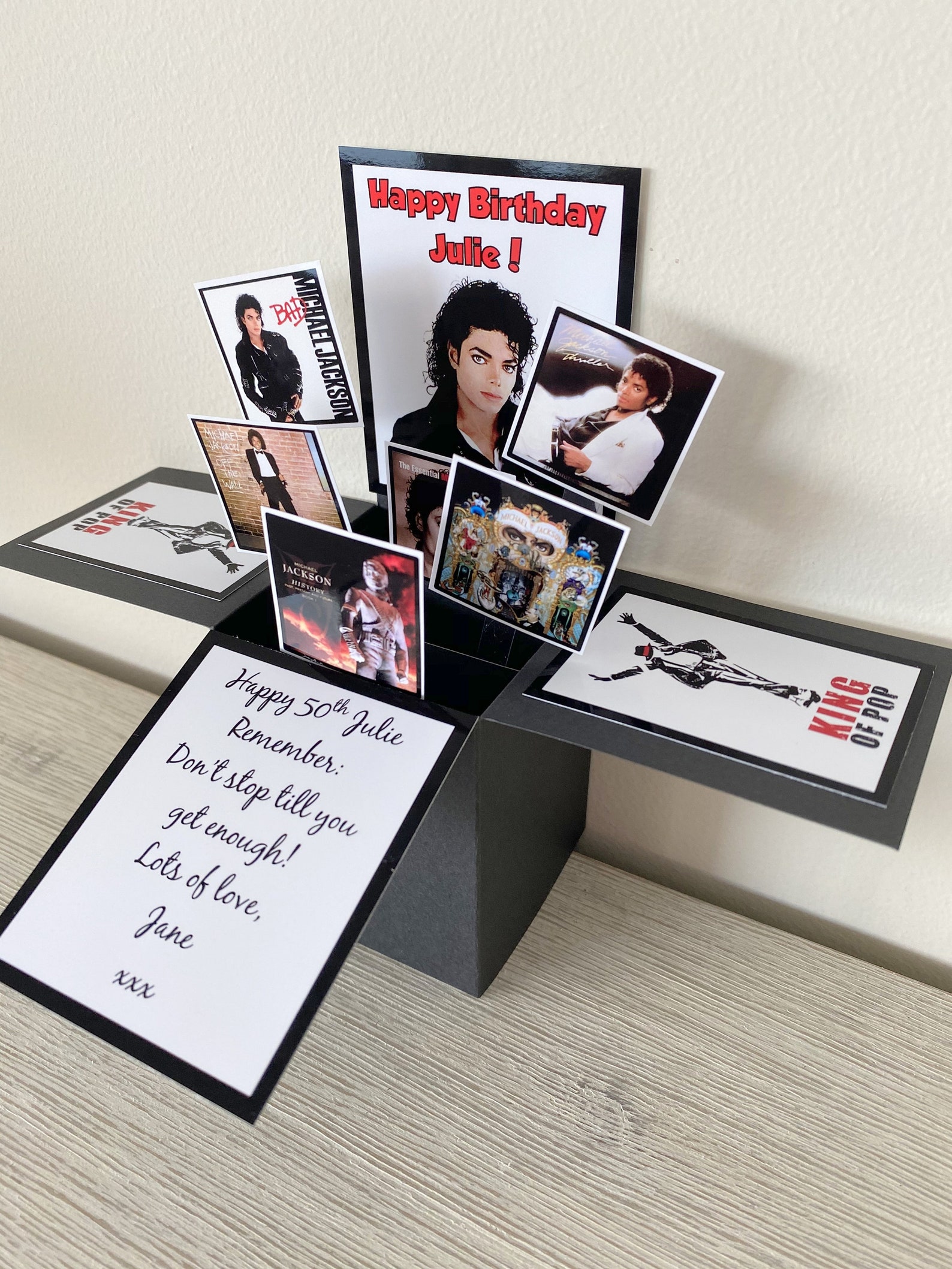 Michael Jackson CardinaBox Etsy