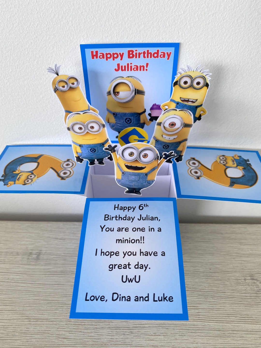 Minions Robux Card Minions Card-in-a-box - Etsy Australia