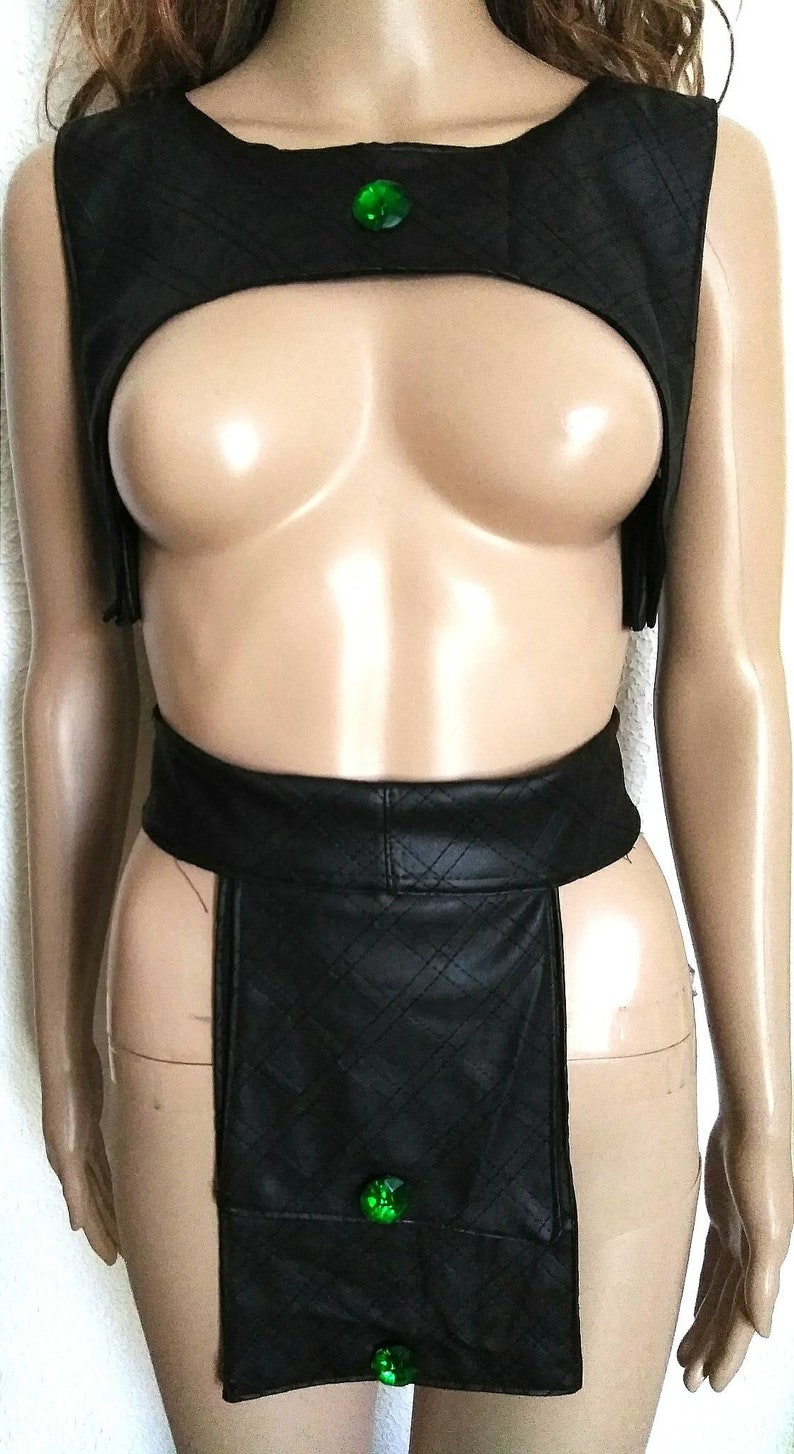 Female FABRIC BREASTPLATE HARNESS Ensemble 2pc