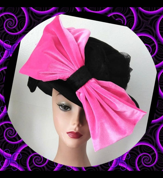 neon pink top hat