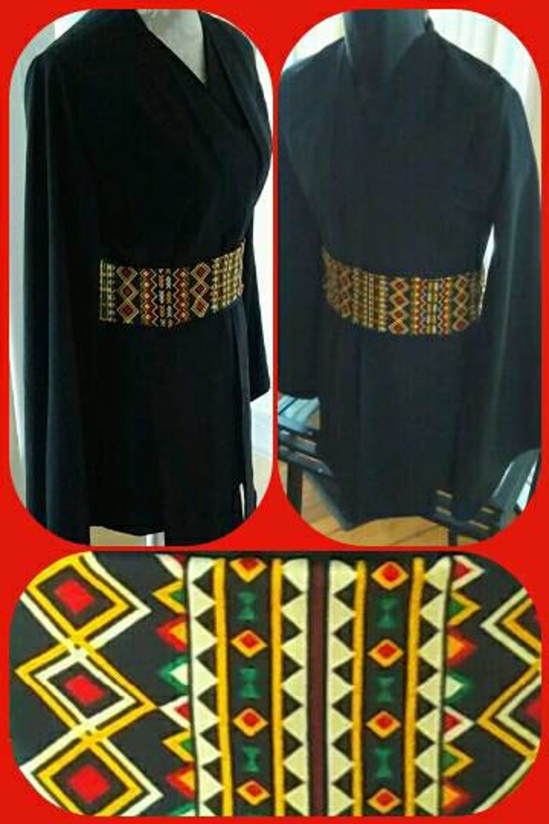 AFRICA/'S BEAT TABARD Tunic Knight Tunic wAttached Tabard Bohemian Female Festival Fashion