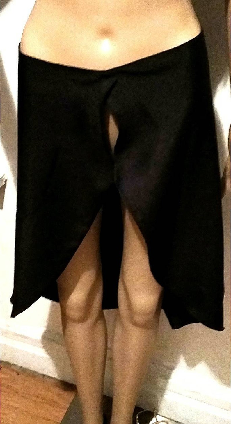 Era-Kanda Collection 2pc SKIRT and PANEL Ensemble BLACKROSE