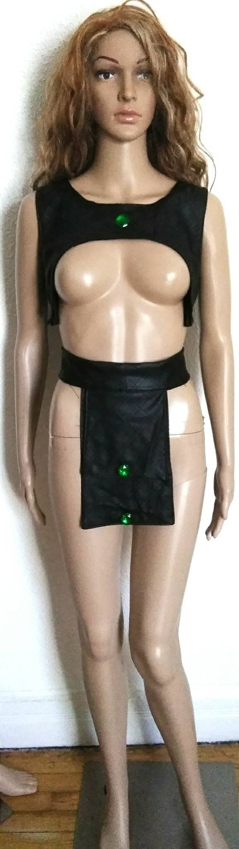 Female FABRIC BREASTPLATE HARNESS Ensemble 2pc