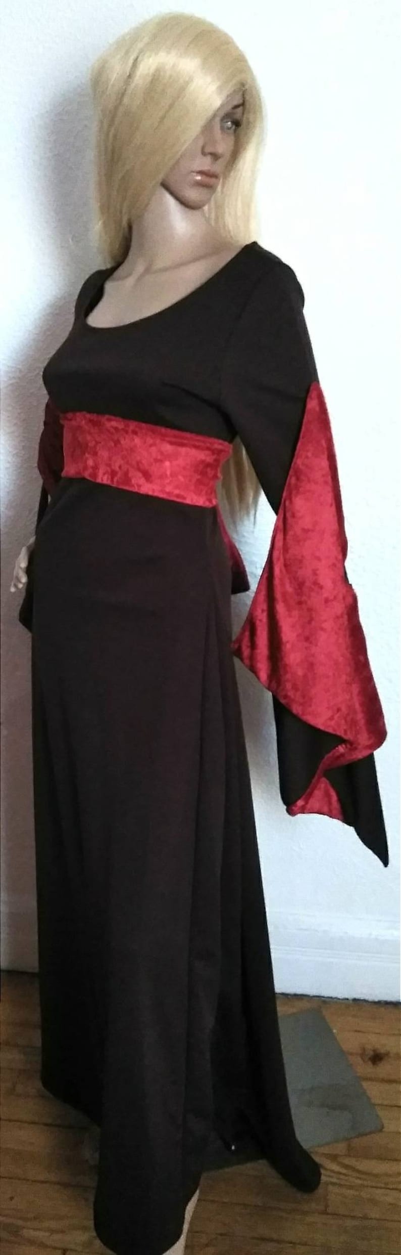 Viking -/_Renaissance MEDIEVAL ELVEN GARDEN Dress Fairy Mother Nordic Larping