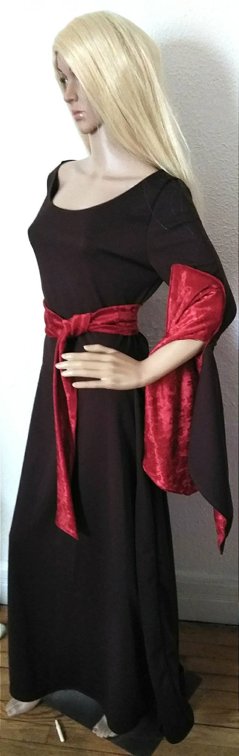 Viking -/_Renaissance MEDIEVAL ELVEN GARDEN Dress Fairy Mother Nordic Larping