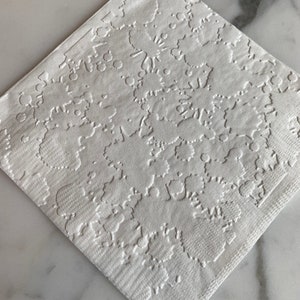Splatter Paint Hand Embossed Cocktail/Dessert/Beverage Napkins