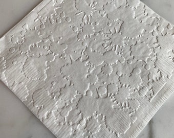 Splatter Paint Hand Embossed Cocktail/Dessert/Beverage Napkins