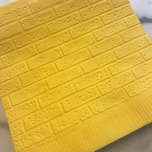 Brick (Wizard of Oz Yellow Brick Road) Hand Embossed Cocktail Napkins