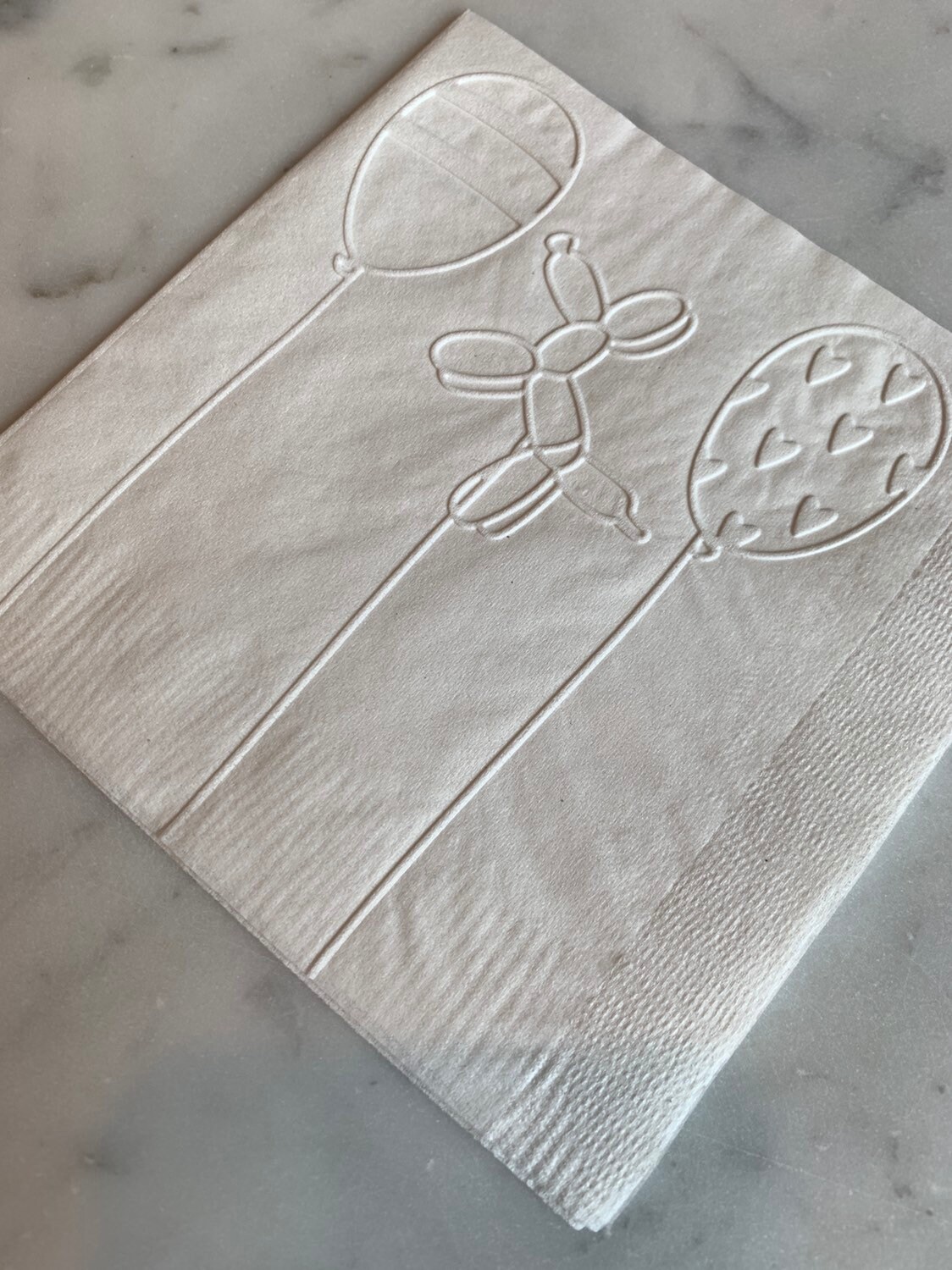 3 Balloon BundleBunch baby shower winnie the pooh UP themed Hand Embossed Cocktail Beverage Dessert Napkins