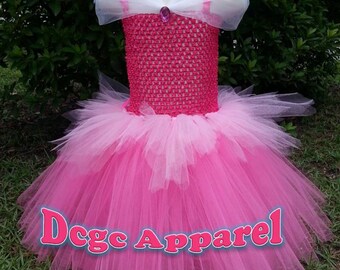Princess AURORA Sleeping Beauty, Maleficent inspired Tutu  (Newborn-Size 14)