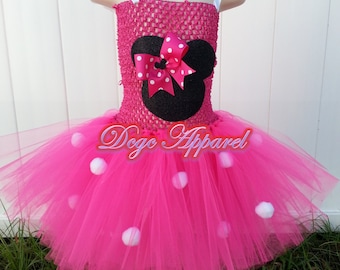 Minnnie Mouse inspired Tutu (Newborn-Size 14)
