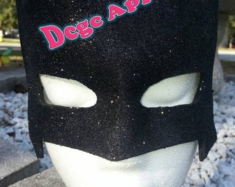 Batman Inspired "BATGIRL" mask in Purple or Black