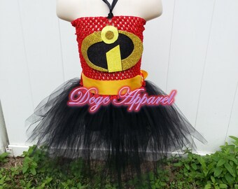 Incredibles inspired Tutu (Newborn-Size 14)