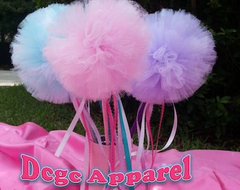 DCGC Princess/ Fairy beautiful Tulle Wands