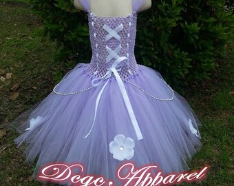 SOFIA the FIRST  inspired Princess Tutu Dress (Newborn-Size 14)