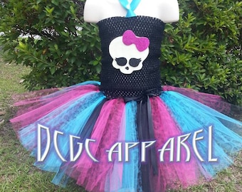 Monster High inspired Tutu (Newborn- Size 14)
