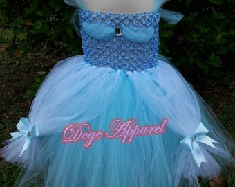 Cinderella inspired Princess Tutu Dress (Newborn-Size 14)