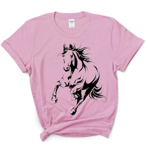 Horse Sketch Screen Print Transfer - Plastisol Transfer - Heat Press Transfer - Make Your Own Shirt - Horse Transfer - Gift for Horse Lover