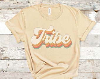 Tribe Retro Style Bridal Party Screen Print Transfer - Wedding Party Shirts - Girl's Trip - Bachelorette Party Shirts - Bride Clothing