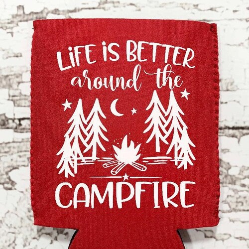 Life is Better Around the Campfire Screen Print Transfer | Etsy