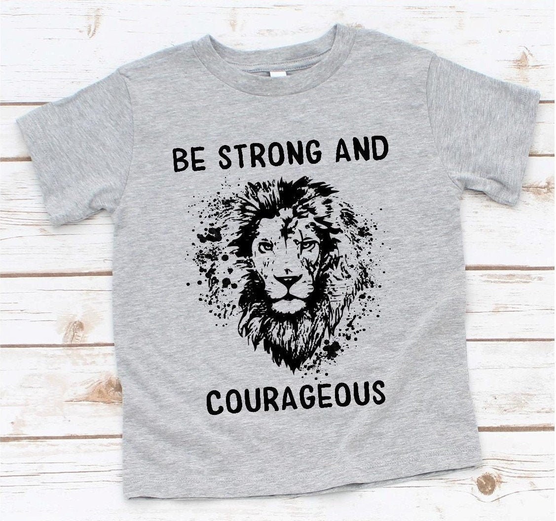 Be Strong and Courageous Youth Screen Print Transfer Screen | Etsy