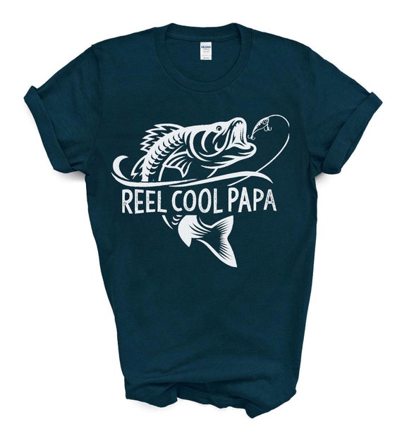 Reel Cool Papa Fishing Screen Print Transfer Plastisol Transfer Father's  Day Shirt Make Your Own Shirt Men's Shirt Design 