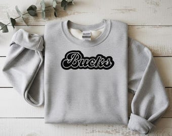 Bucks Hat Patch, Sweatshirts, Jackets, Bags - School Mascot Custom Patch - School Spirit Patches - Can Be Customized