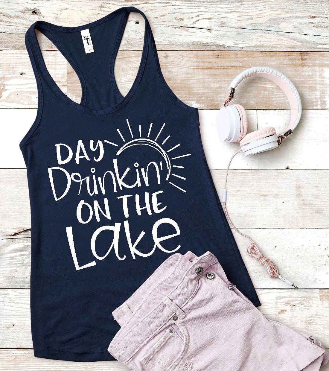 Day Drinking on the Lake Screen Print 