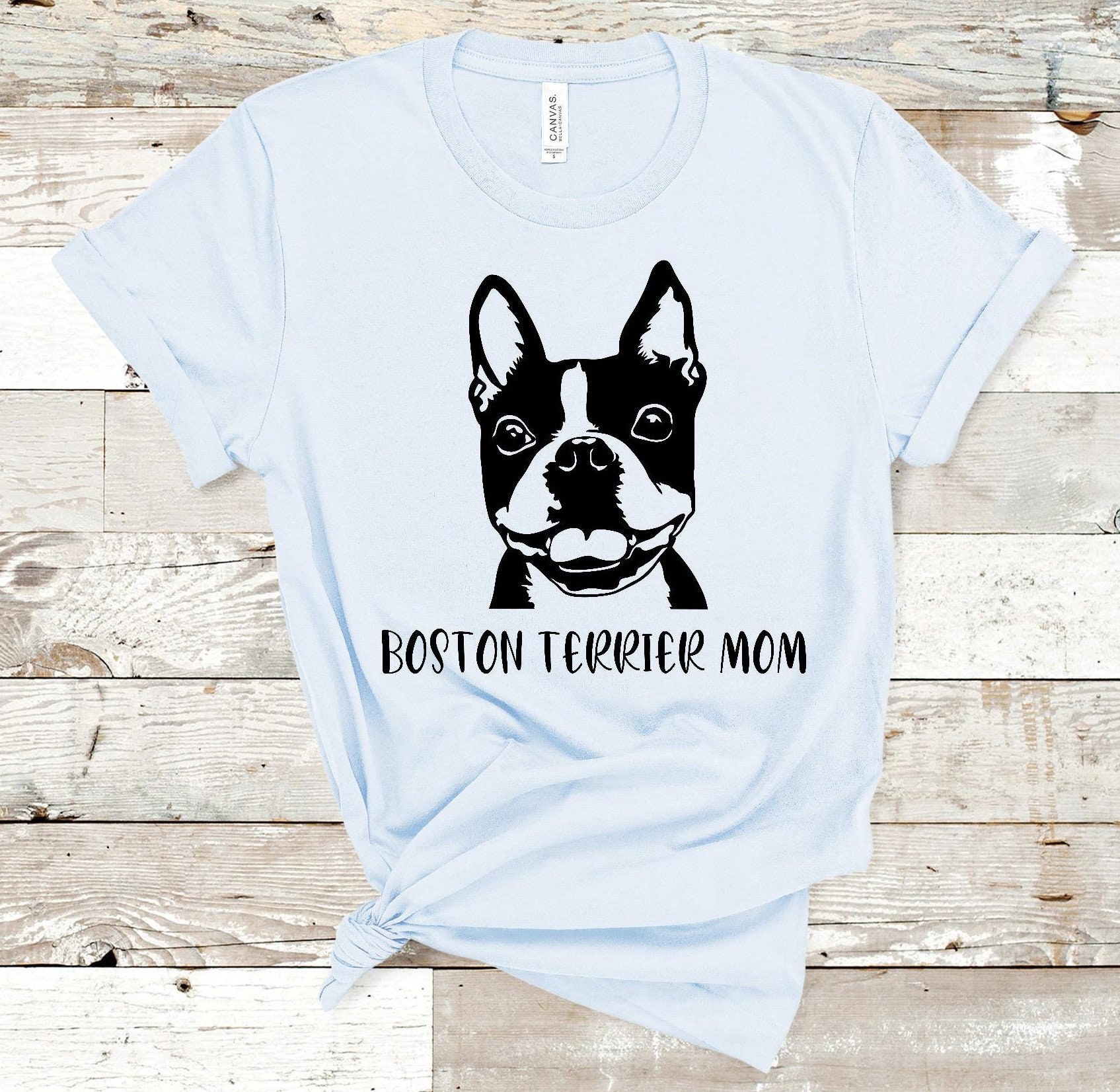 Boston Terrier Mom Screen Print 