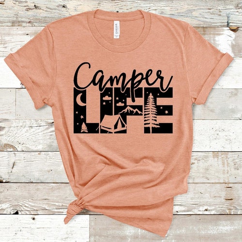 Camper Life Screen Print Transfer Plastisol Transfer Heat Etsy