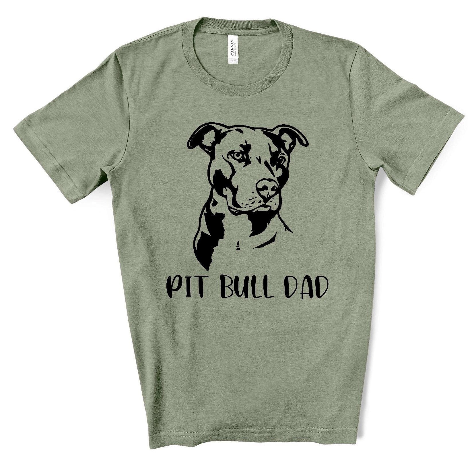 Pit Bull Dad Screen Print Transfer 