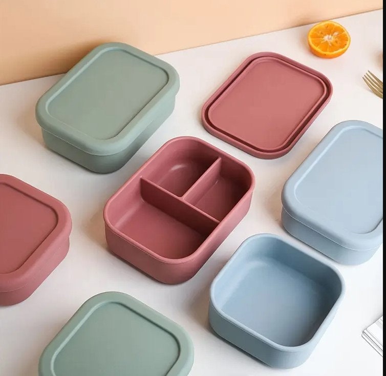 4 Packs Meal Prep Lunch Containers With 4 Compartments, Reusable Bento Box  For Kids/toddler/adults, Stackable - Lunch Box - AliExpress